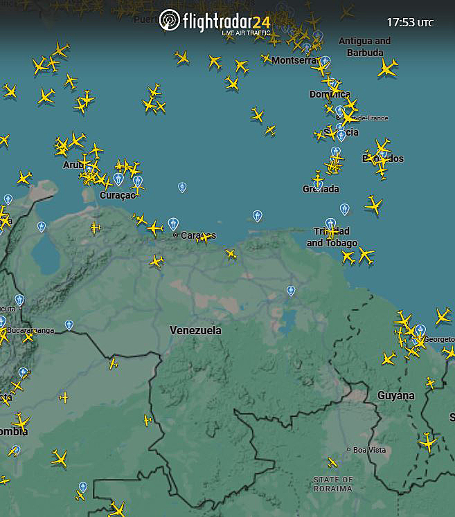 Donald Trump comunică închiderea spațiului aerian al Venezuelei