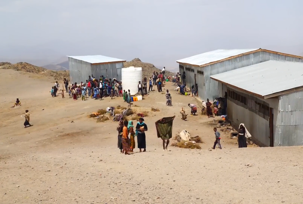 
IDP camp in Soqota, Amhara Region, May 2022 (closer view)