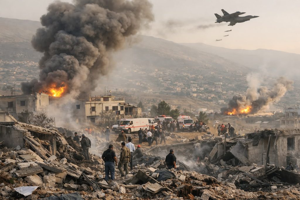 „Încetarea focului” care ucide: Israel lovește în Bekaa, iar diplomația rămâne decor