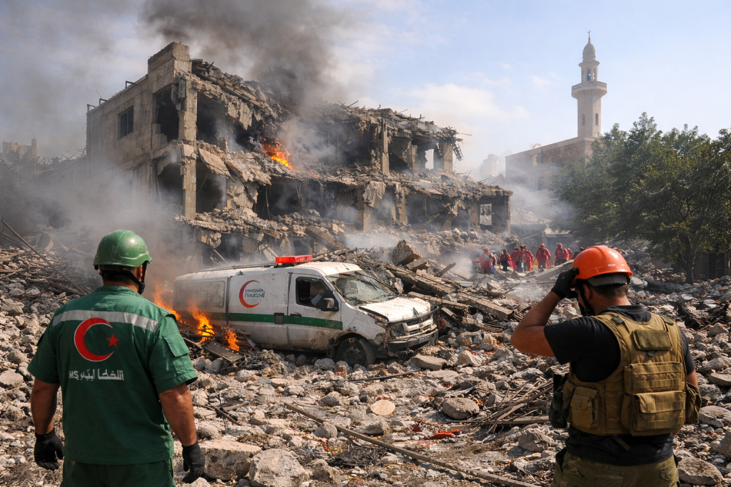 12 medici și paramedici uciși la un centru medical lovit în sudul Libanului