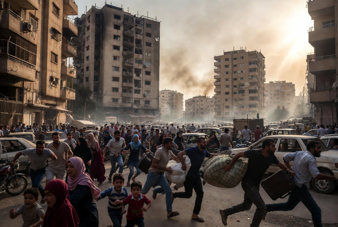 Până la 700.000 de oameni evacuați: ordinul Israelului care golește sudul Beirutului