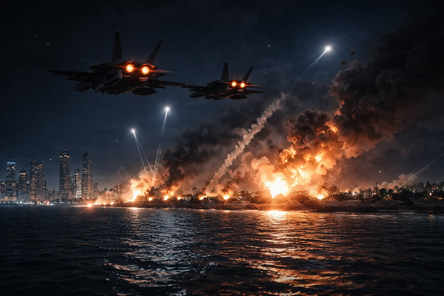 Atacuri iraniene raportate în EAU și Bahrain, în ciuda anunțului de armistițiu