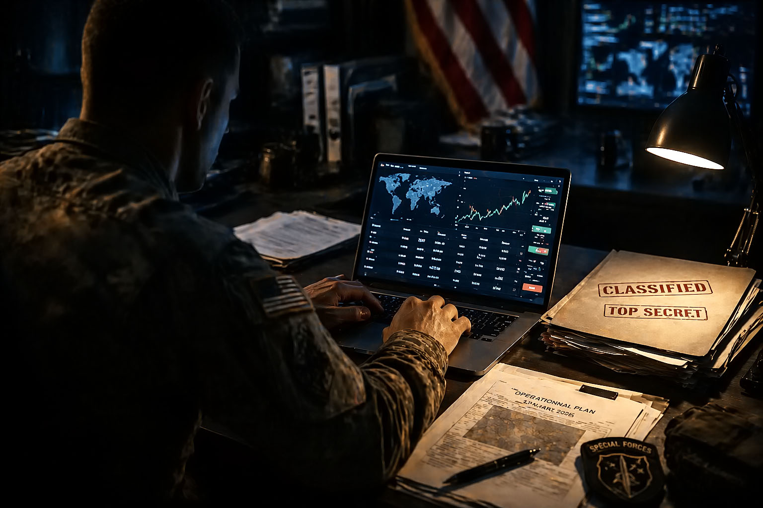 Soldat american acuzat că a câștigat peste 400.000 de dolari pariind cu informații clasificate