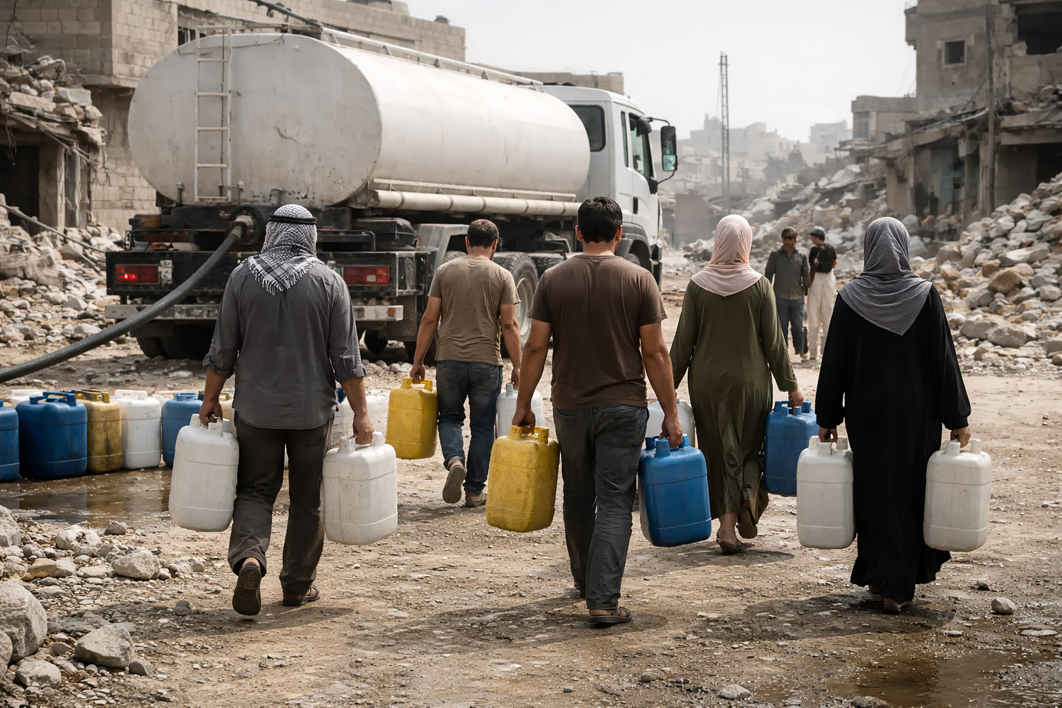 UNICEF cere anchetă după uciderea a doi șoferi de cisterne cu apă în Gaza