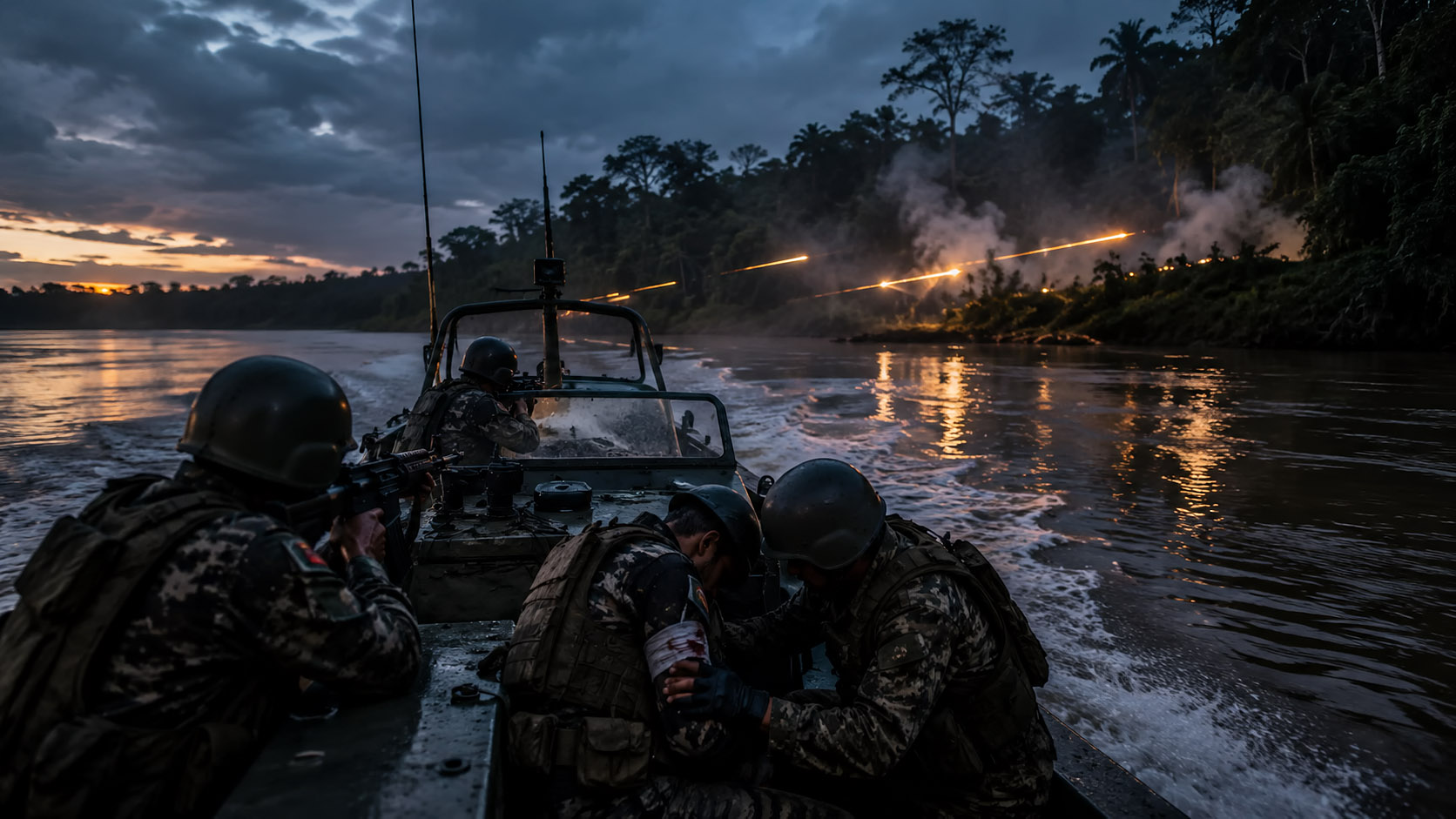 Soldat guyanez rănit după un schimb de focuri la granița cu Venezuela