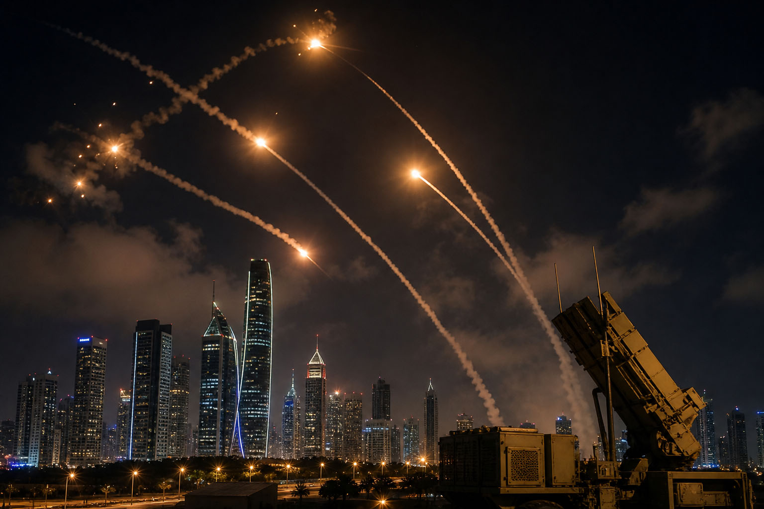 UAE spune că interceptează rachete și drone iraniene, în a doua zi de atacuri