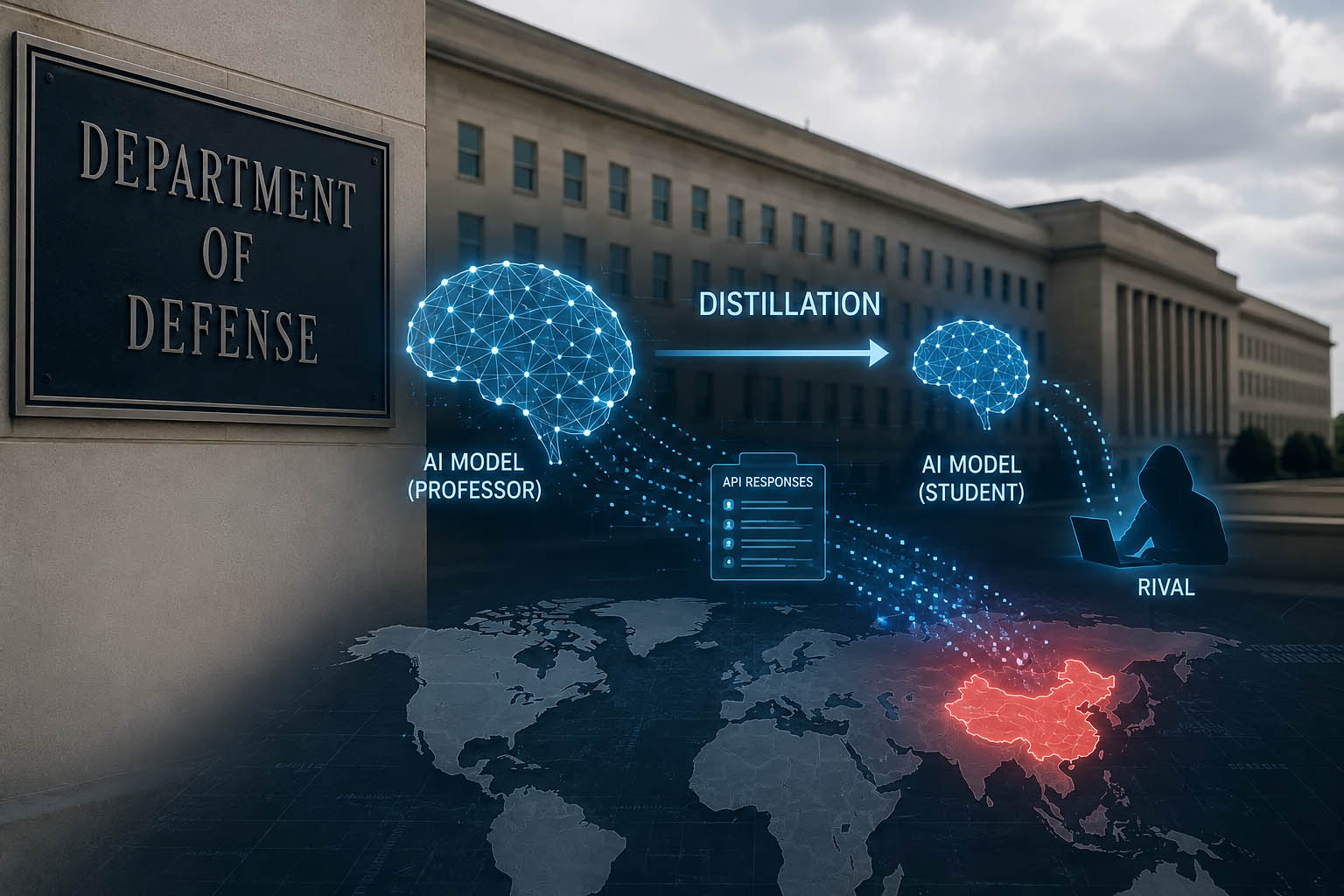 Pentagonul, avertizat că „distilarea” AI reduce avantajul SUA în fața Chinei