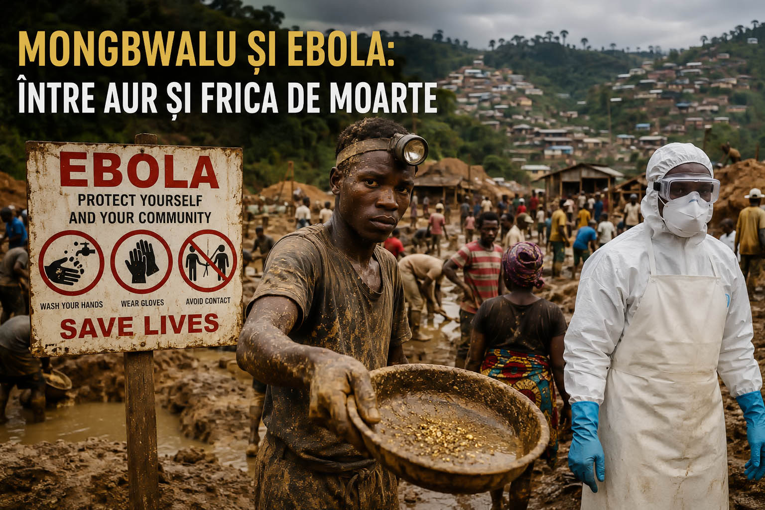 Mongbwalu și Ebola: între aur și frica de moarte