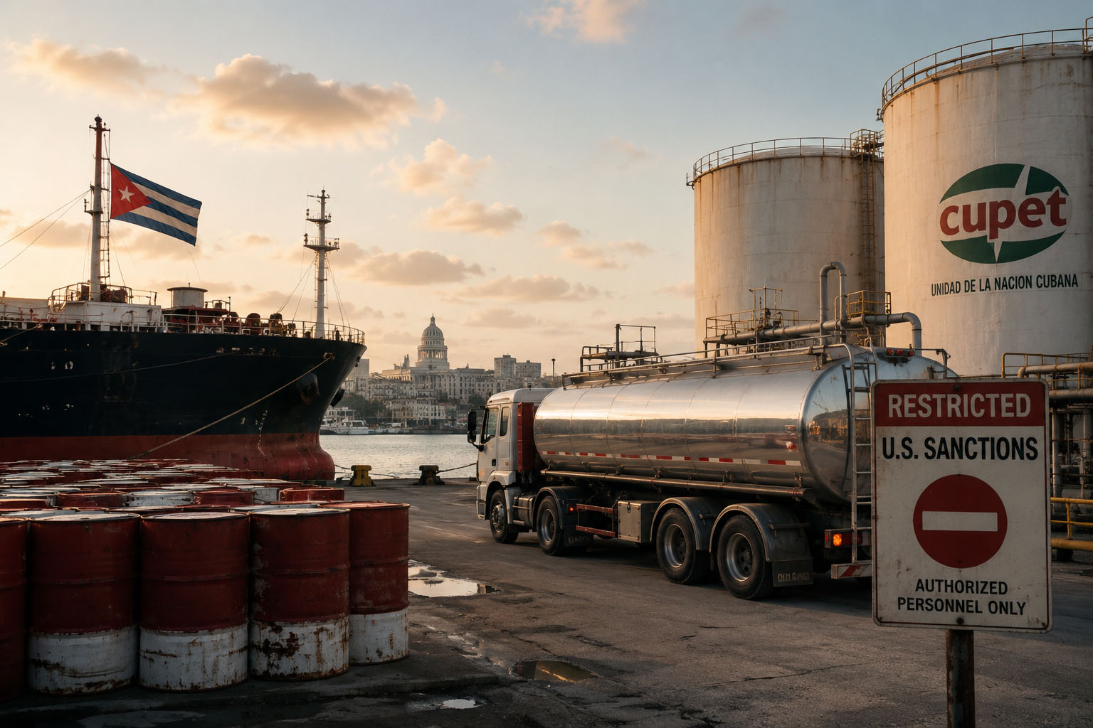 Vanguard Energy suspendă livrarea a 250.000 de barili de combustibil către Cuba