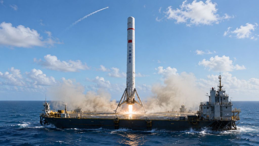 China recuperează pentru prima dată o rachetă în timpul unui zbor orbital