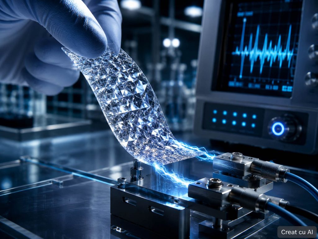 Diamantul ultraflexibil poate genera electricitate, arată o echipă din Hong Kong