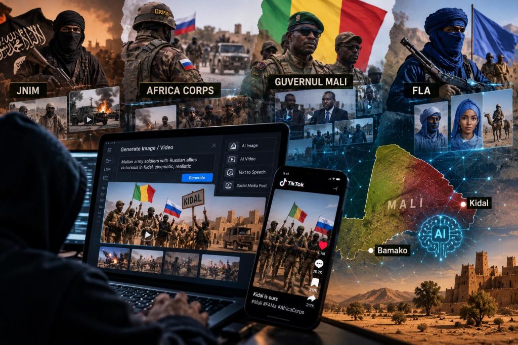 AI generativă alimentează războiul informațional din Mali pe rețelele sociale