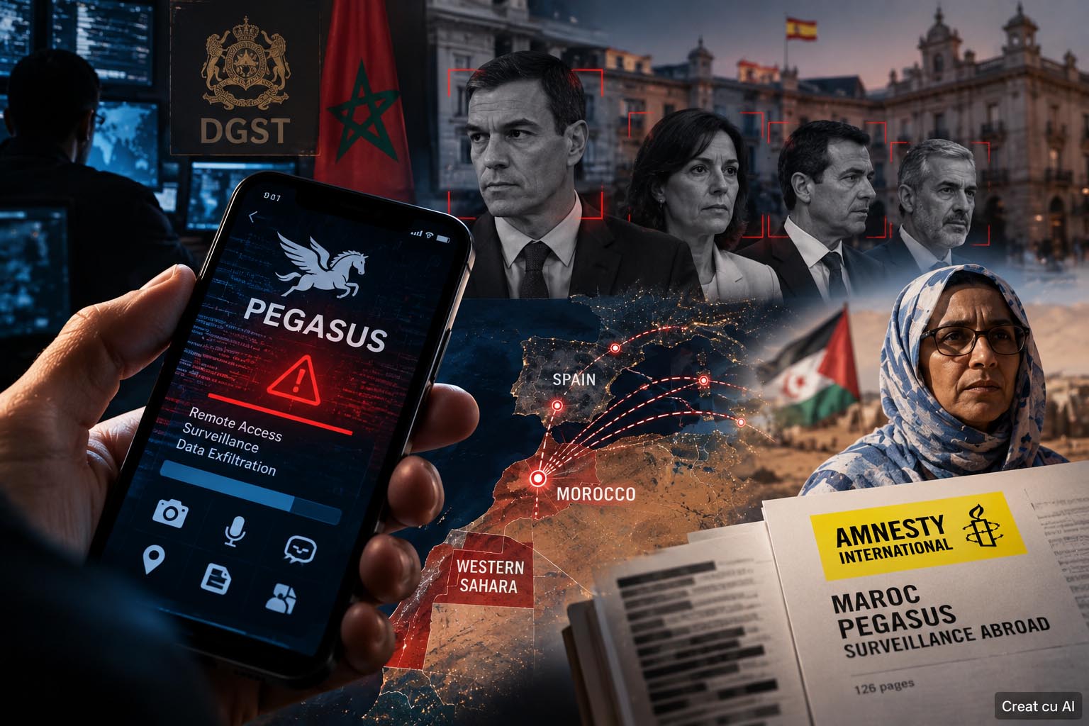 Raport: Marocul ar fi folosit Pegasus pentru a spiona miniștri spanioli